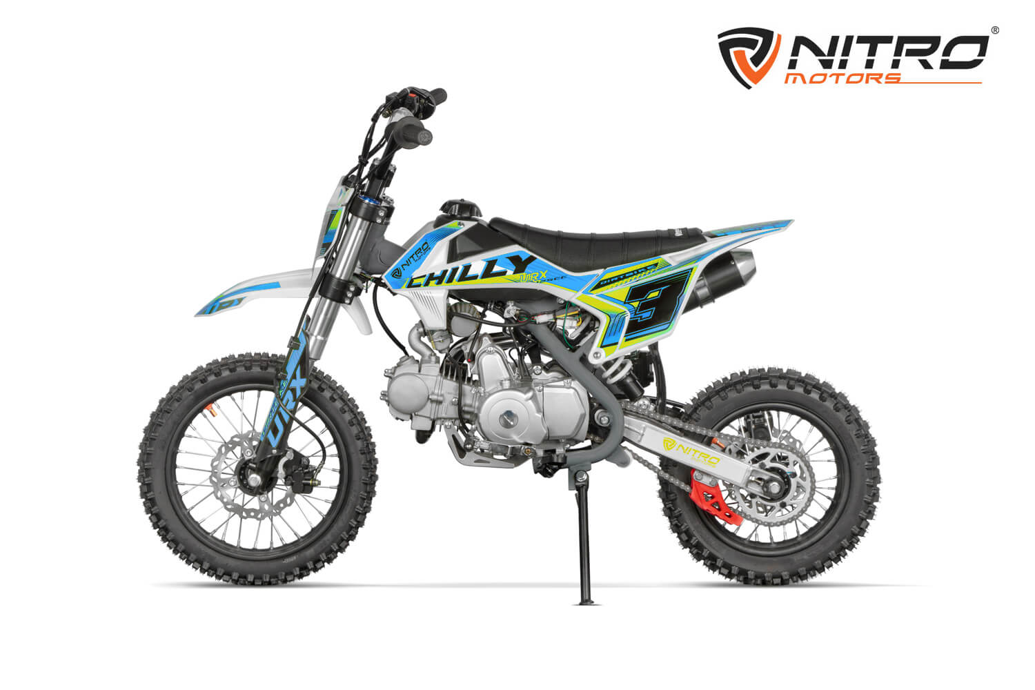CHILLY UX URX 14/12 125cc SEMI-AUTOMATIC PIT BIKE - DIRT BIKE 